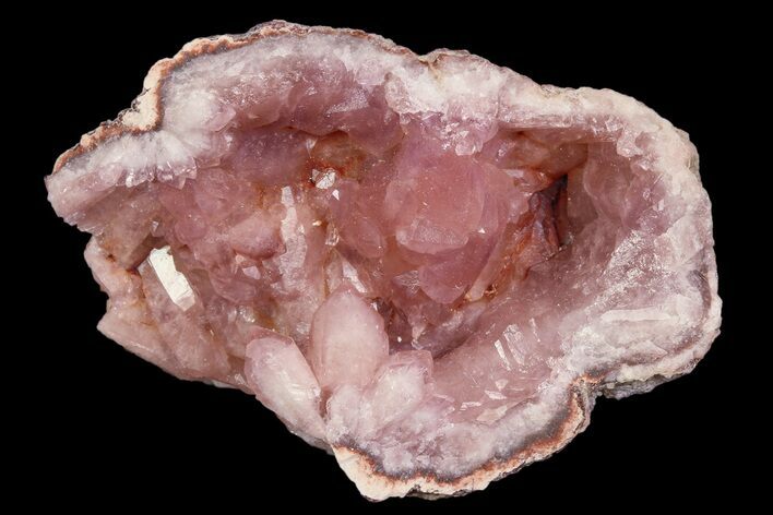 Pink Amethyst Geode (NEW FIND) - Argentina #84487